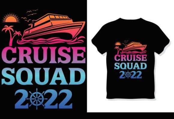 Cruise Squad 2022 Summer T-Shirt: A Versatile Design for Creative Projects and Personal Expression