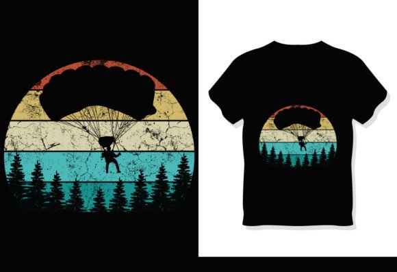 Vintage Retro Skydiving T-Shirt: A Timeless Design for Modern Creators