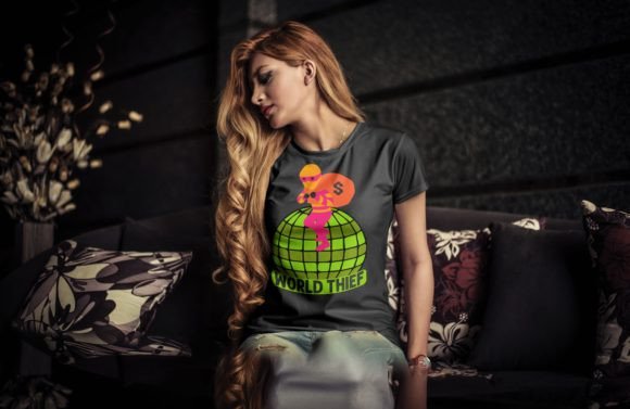 World Thief Funny T-Shirt Design: A Strategic Tool for Creativity and Branding
